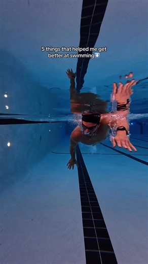 Brandon on Instagram: "Top 5 things that have helped improve my swimming ability 🏊‍♂️ 1️⃣ Streamline Your Body Position Keep your head neutral (eyes down, slightly forward), core engaged, and body flat like you’re gliding on the surface. Less drag = easier speed and less fatigue over longer swims. 2️⃣ Focus on a High-Elbow Catch As your hand enters the water, bend your elbow early and “catch” the water with your forearm, keeping it vertical. Think about pulling your body past your hand rather t