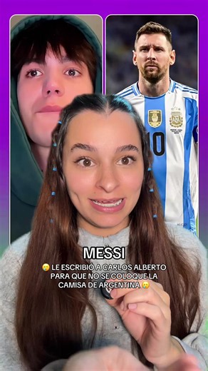 💥 Messi le escribe a Carlos Alberto para que no se coloque la camisa de Argentina #messi #carlosalberto #argentina #mundial2026