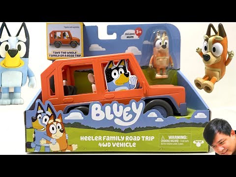 [ASMR] UNBOXING BLUEY CAR!! 🚗🐕