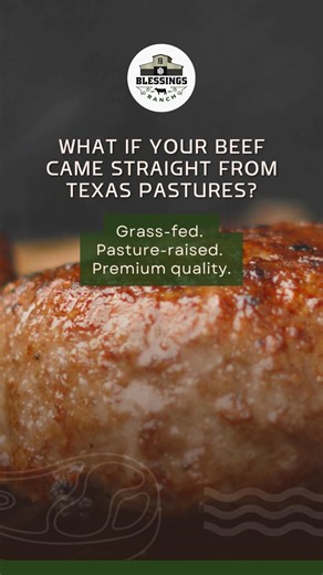 🥩 Stock your freezer with premium grass-fed Texas beef straight from Blessings Ranch! Choose your size — 1/8, 1/4, 1/2, or whole cow — and enjoy clean, flavorful, pasture-raised beef for your family all year long. Ordering is easy: Just fill out the BR Bulk Order Form on our website and secure your spot with an online deposit. Skip the store and buy direct from your local ranch — fresh, ethical, and delivered with care. 👉 Tap to start your bulk beef order today and taste the Blessings Ranch di