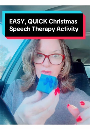 Quick Christmas Speech Therapy Activity for Kids