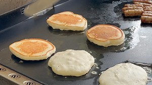 Mayonnaise Pancakes Y'all gonna think I lost my mind, but I'm telling you these are outstanding! 😁👊🏻 | The Cajun Ninja