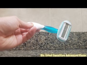 In Hand Review of BIC Soleil Sensitive Advanced Women's Disposable Razors