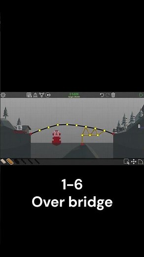 Poly Bridge 1-6 | Over bridge