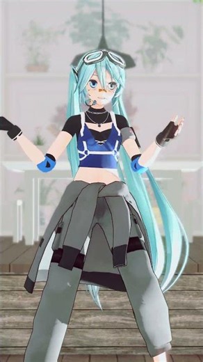 【MMD】ゾンビ / 初音ミク踊ってみた #mmd #miku #vocaloid #shorts #short #踊ってみた #hatsunemiku
