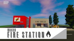 Modern Fire Station Minecraft Map