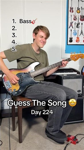 Day 224 | Can you guess the song? 😁 Made this with my Loop Station (Boss RC-3) 🎶 #guessthesong