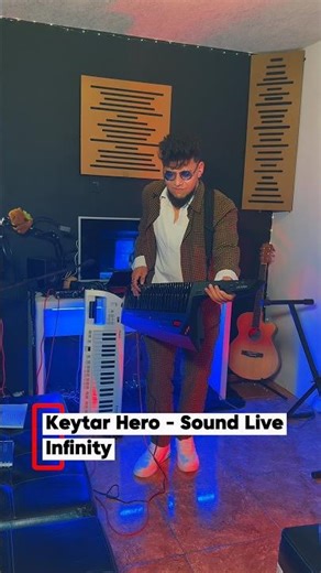 Keytar Hero - Infinity DjTiesto🎶✨#infinity #electronicmusic #keytar #fyp #teclado #roland