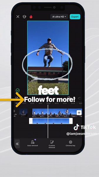 🎥 Ready to make your videos pop? 🚀 Try this viral Giant Jump effect! 🙌 ✨ Here's how it can elevate your content: 🔮 Visual Appeal: Eye-catching VFX can grab attention within seconds, making viewers stop scrolling! The Giant Jump effect is not just fun; it shows off your creativity! 💻 Easy Editing: You don't need to be a pro! With CapCut, anyone can create stunning visual effects without breaking the bank. It's FREE and user-friendly—perfect for beginners and seasoned editors alike! 🚀 Be Uni