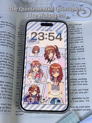 #thequintessentialquintuplets TQQ 4k live wallpapers ✨ #thequintessentialquintuplets #animeedit #lockscreenwallpaper #viralvideo