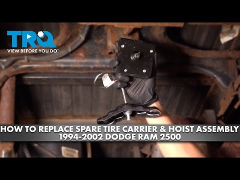 How to Replace Spare Tire Carrier & Hoist Assembly 1994-2002 Dodge Ram 2500