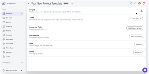 How to Create a Project Template?