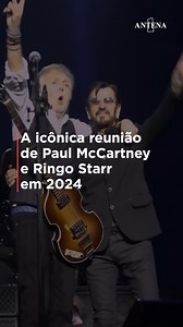 A icônica reunião de Paul McCartney e Ringo Starr em 2024! 🎸🥁 Dois Beatles juntos novamente, celebrando a música e emocionando fãs ao redor do mundo. Um momento histórico para quem ama a banda que revolucionou tudo! 💫🔥 Quem aí gostaria de assistir uma apresentação dos dois juntos? 🎶 #PaulMcCartney #RingoStarr #TheBeatles #Beatles #Antena1 | Antena 1