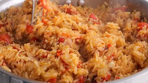 Learn how to make Authentic Spanish Rice also known as Mexican Rice at home! Loaded with onions, garlic, tomatoes and lots of Mexican spices. This rice tastes just like the restaurant version and is ready in less than 35 minutes. The perfect side dish to go alongside beef, chicken or fish! ✅ Recipe here: https://chefsavvy.com/spanish-rice/ | Chef Savvy
