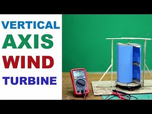 How to Make Windmill or Vertical Axis Wind Turbine science exhibition working model.