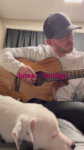 Jutes Vertigo Acoustic- tutorial on my channel #guitar #music #acousticcover #guitarist #jutes