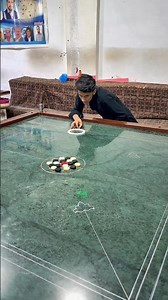 "Carrom But Striker Has To Spin First 🌀"😱🤯🎯🔥#carrom #shorts #trickshots #trending