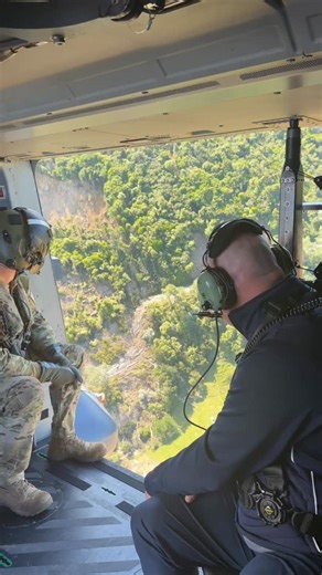 Christopher Luxon on Instagram: "It’s been confronting today to see the scale of destruction communities are dealing with. I’ve just finished surveying the slip damage at Te Araroa before landing at Tokaratangi Rugby Club to meet with affected locals."