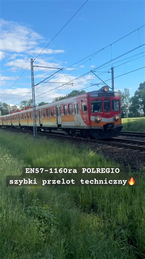 Szybki przelot techniczny! PKP EN57-1160ra POLREGIO #pociąg