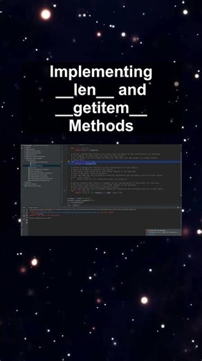 Implementing len and getitem Methods #ai #artificialintelligence #machinelearning #aiagent