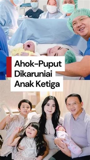 Kabar bahagia datang dari Ahok dan Puput Nastiti Devi yang baru saja menyambut kelahiran anak ketiga mereka, seorang bayi perempuan bernama Regina Welasih. 💕 Nama ini jadi doa agar Regina tumbuh dengan cinta, keberanian, dan welas asih. | detikcom