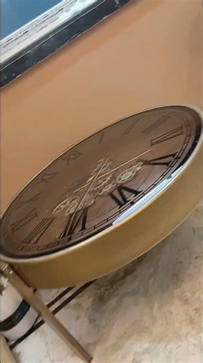 Luxury Moving Gear Clock Coffee Table | Aesthetic Home Decor Reveal ✨