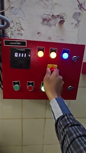 Fire Pump Electrical Panel Wiring ⚡ | Motor Connection Demo 🔥