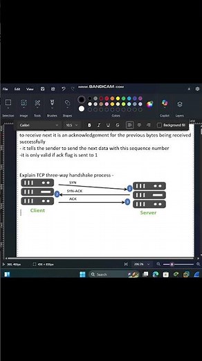 "3-Way Handshake Explained in 60 Seconds!" #ccna #computernetworking