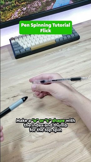FLICK pen spinning tutorial EASY 👌 #shorts