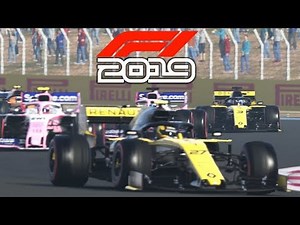 F1 2019 EXCLUSIVE Gameplay - Race in FRANCE with Daniel Ricciardo (F1 2019 Game Renault)