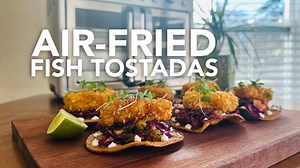 Insanely crispy fish tostadas | Easy & delicious recipe
