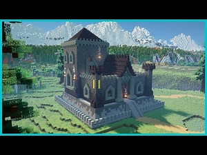 Medieval Fortress (Easy Castle Design) Tutorial - Minecraft #16