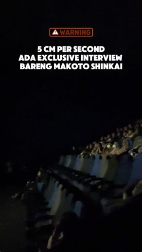 Nonton 5 Centimeters Per Second Bonus Exclusive Interview Makoto Shinkai