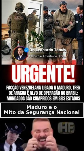 URGENTE: Polícia ataca facção Tren de Aragua em 6 estados #urgente #noticias #brasil