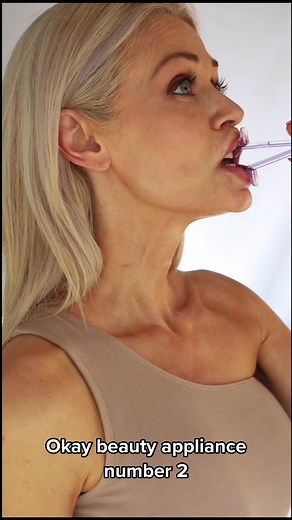 Natural Face Workout with BLAfit Device for Muscle Lifting and Lip Plumping