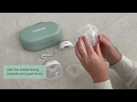 Getting started with your Haakaa E-Ladybug 💛 Quick guide to assemble & use your wearable pump