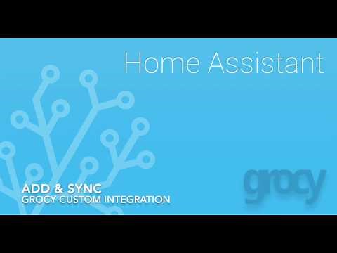 Home Assistant Grocy Add & Sync