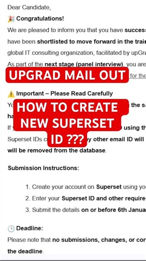 Upgrad mail out #offcampusjobs #freshersjobs #upgrade