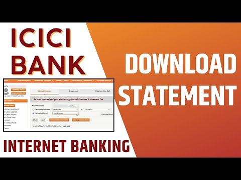 How To Download ICICI Bank Statement Online | ICICI Net banking