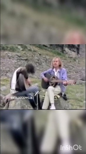 Jimmy Page and Roy Harper rare video London 1984 for TV show Whistle test