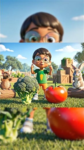 Vegetable Names for Kids,Carrot, Broccoli & Tomato | KinderLoop