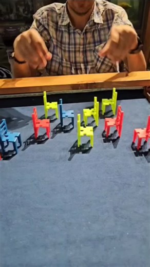 Stack it high, don’t let it fall! 🪑🎯 The ultimate balance challenge — Chair Tower fun for everyone! 😍 #ChairTowerGame #StackItUp #BalancingGame | Rajdhani kids zone