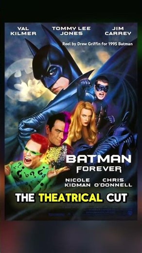 What is the Schumacher Cut? #batmanforever #releasetheschumachercut