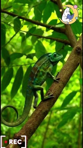 Chameleons Can Move Their Eyes Independently!