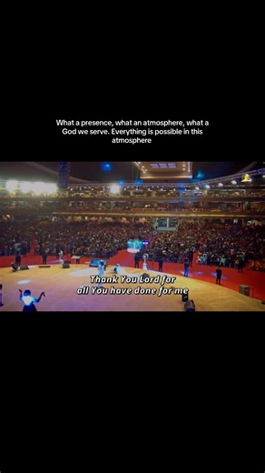 What a presence, what an atmosphere, what a God we serve. Everything is possible in this atmosphere .