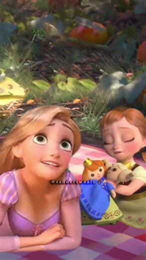 Rapunzel and Anna Fanmade Disney Edit