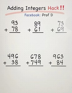 Add Integers Like a Pro | Prof D