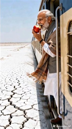 shree narendra modi & gay mata #ai #apple #cartoon #shorts #shortsfeed