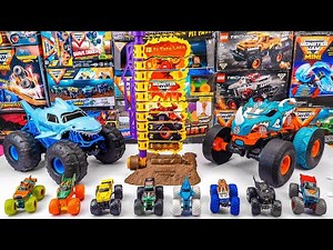 Monster Jam Collection Unboxing Review | Monster Jam Monster Mutt Dalmatian Blastin’ Bones Playset