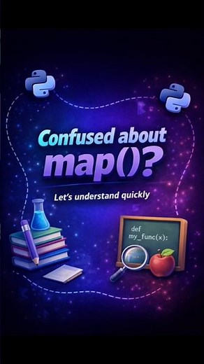 Python map() Function Explained Simply #python #map #python_map()